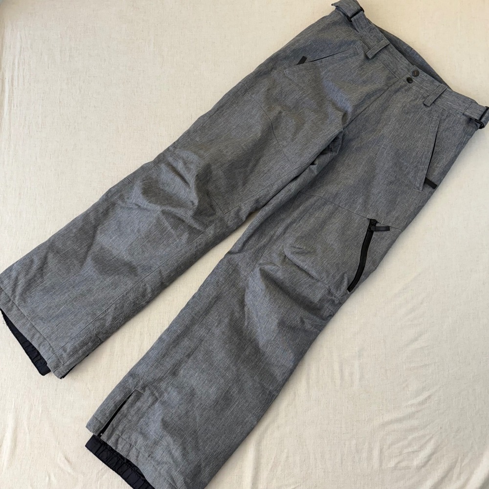 Body Glove Mens Medium Grey Insulated Snow Pants Ski Snowboard 6033 Heathered